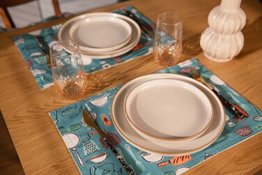 Набор сервировочных салфеток Ardesto Cookery, 30х45см, 2 шт, 90% полиэстер, 10% хлопок