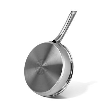 Сковорідка для смаження Fissman 24x5 см ELIA з антипригарним покриттям нержавіюча сталь (5528)