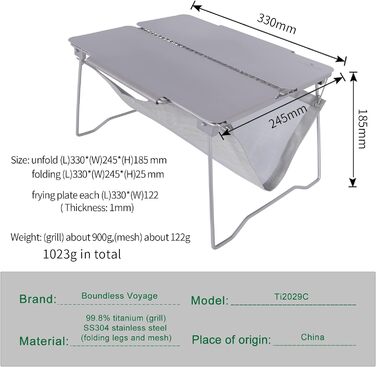 Розбірна сітка для гриля Ti2029C iBasingo