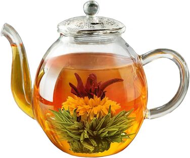 Чайник заварочный стеклянный с крышкой 0,5 л Creano