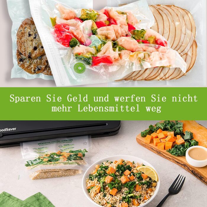 Вакуумні пакети 10 пакетів 26 x 40 см Vinabo