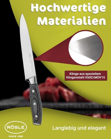 Ніж для м`яса 18 см Wolfgrey Rosle