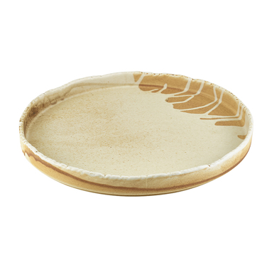 Презентаційна тарілка з бортиком 28*h 2.9 см, Terra Porcelain Roko Sand, GenWare