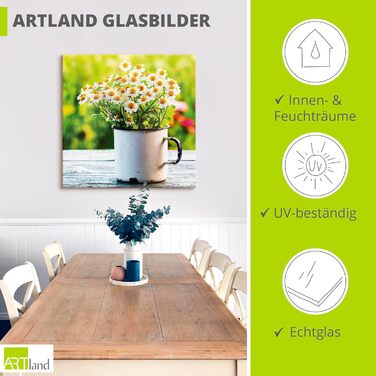 Картина цільна 40 x 40 см "Ромашки" ARTLAND