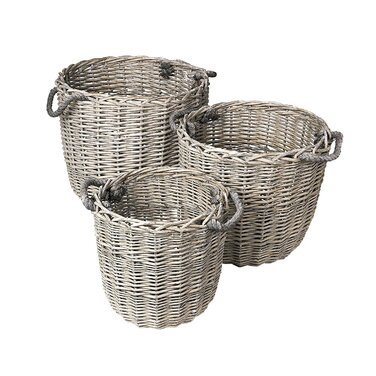 Набір кошиків плетених набір 3 предмета Canasto Blomus