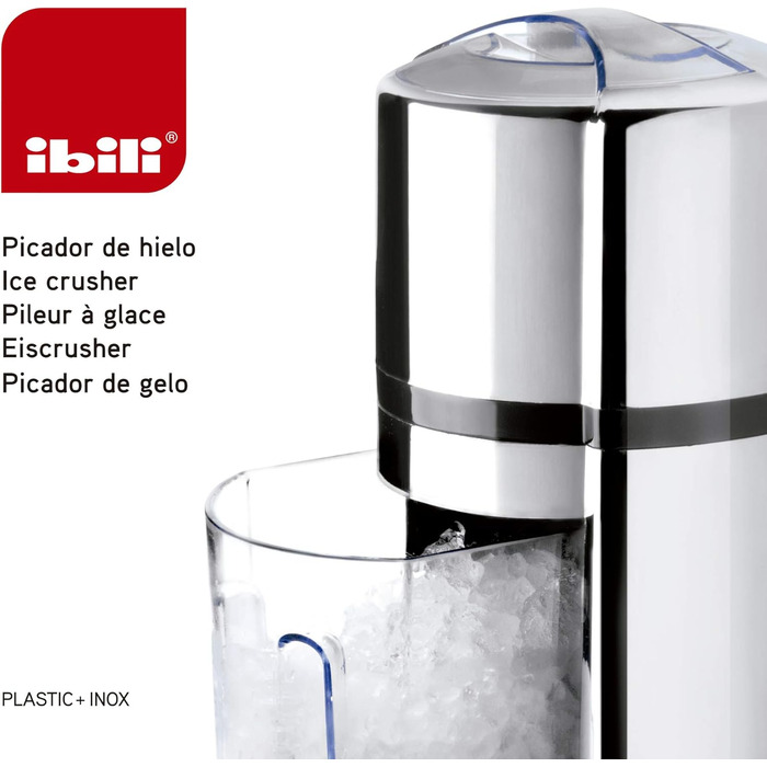 Льодоподрібнювач з нержавіюча сталь 16 x 16 x 26 см IBILI