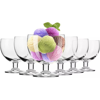 Набір креманок для мороженого 6 шт. 350 мл Krosno