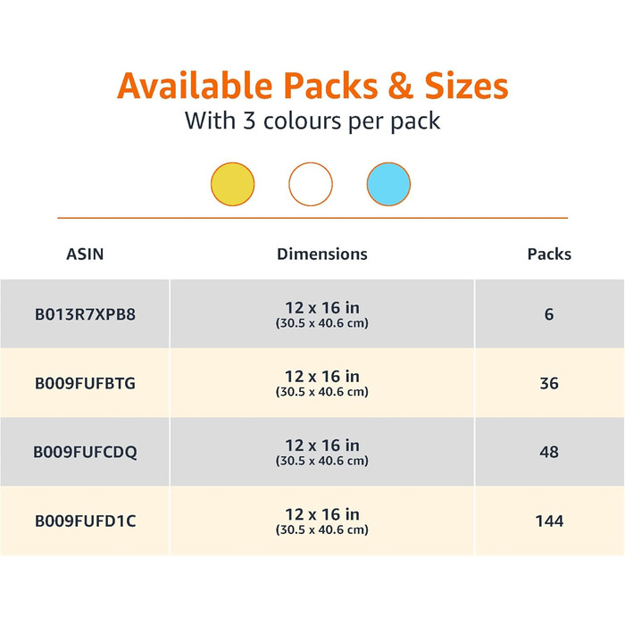 Серветка для прибирання з мікрофібри 48 шт 30,5 x 40,6 см Amazon Basics