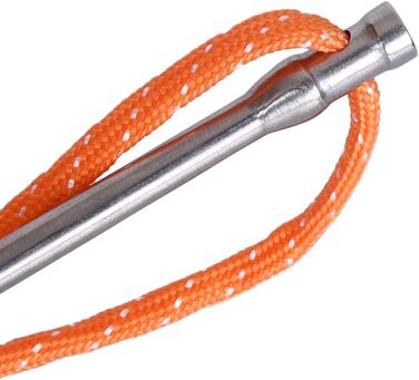 Титанові кілочки Надлегкі наметові кілки Надміцні цвяхи для наметів Вуличні тентові кілки Кемпінговий майданчик Шпилька для намету Аксесуари для трави Твердий ґрунт лише з мотузкою 15,8 г/шт 4/8/12 шт. Ti4005P (4 шт. /лот Ti4005P), 16,8