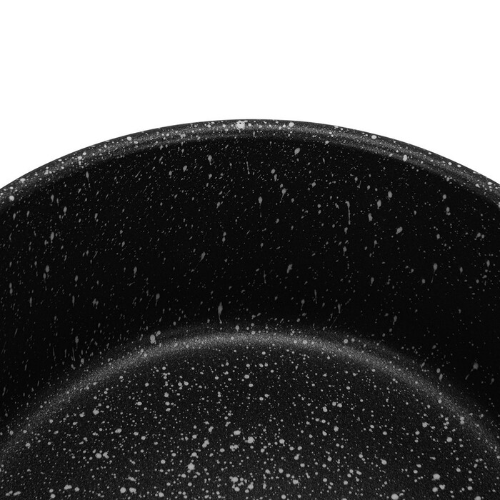 Ківш Fissman CARRIE 16x7,6 см/1,4 л зі скляною кришкою алюміній з антипригарним покриттям (14481)