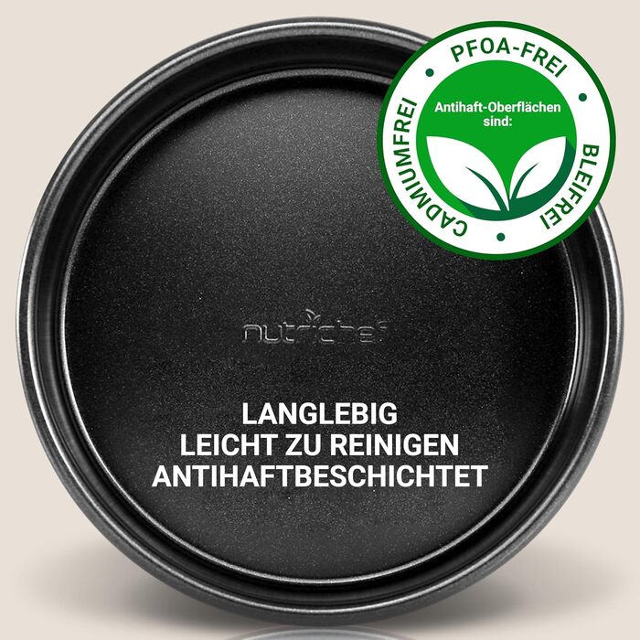Набір листів для випікання із 6 предметів з антипригарним покриттям NutriChef