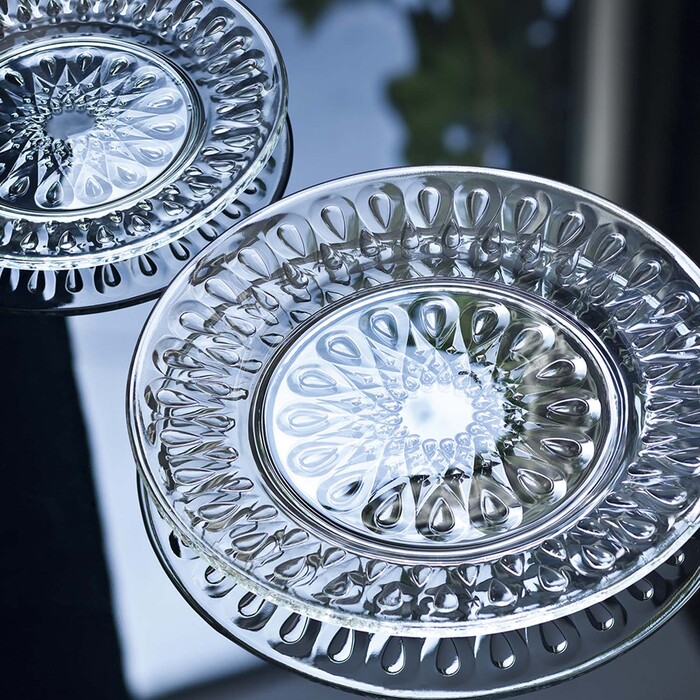 Тарілка для десерту La Rochere Lyonnais, антрацит, діам. 21 см