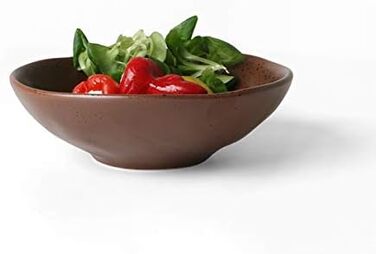 Арена Реактивна порцеляна на 4 персони (чаша 0,40 л, коричнева)