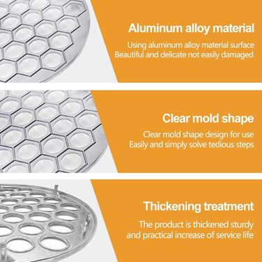 Форма для пельменів з 37 отворами, 2-в-1 пельменник Mritrit