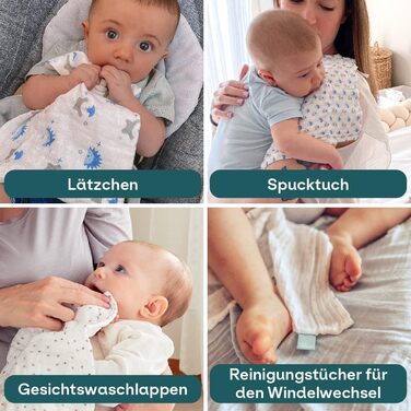 Набір із 6 рушників для дітей 30 х 30 см KOALA BABYCARE