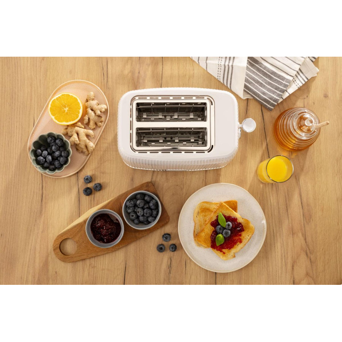 Gorenje Тостер, 850Вт, пластик/металл, белый