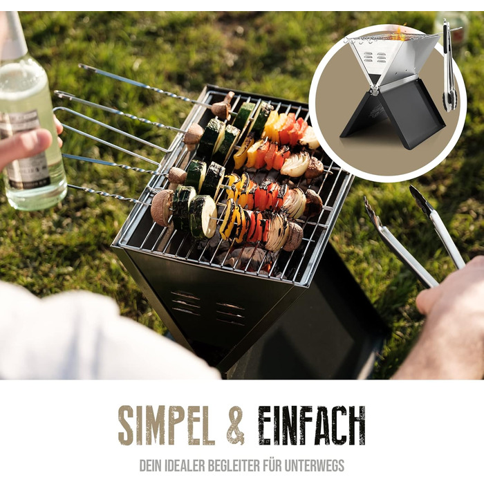 Складний гриль для кемпінгу JIMMY BURNS