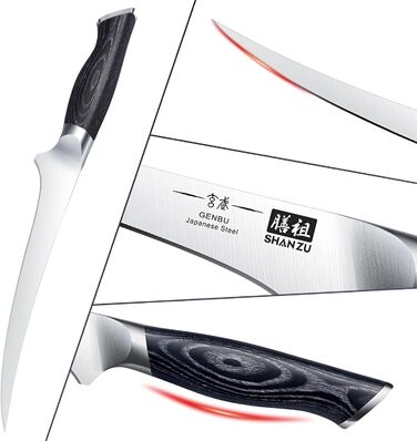 Ніж філейний 18 см Genbu SHAN ZU