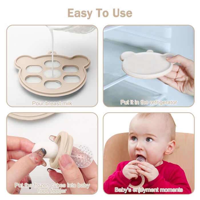 Набір силкіконових ніблерів для дітей 2 шт. CLDY