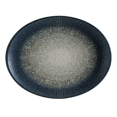 Блюдо овальное 31*24 см, синее, Arctic Moove, GenWare