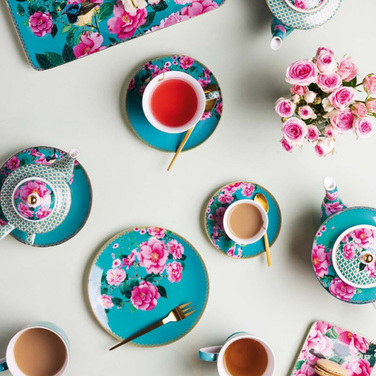 Тарелка обеденная Maxwell & Williams TEAS&C`S Silk Road Aqua, фарфор, диам. 19,5 см