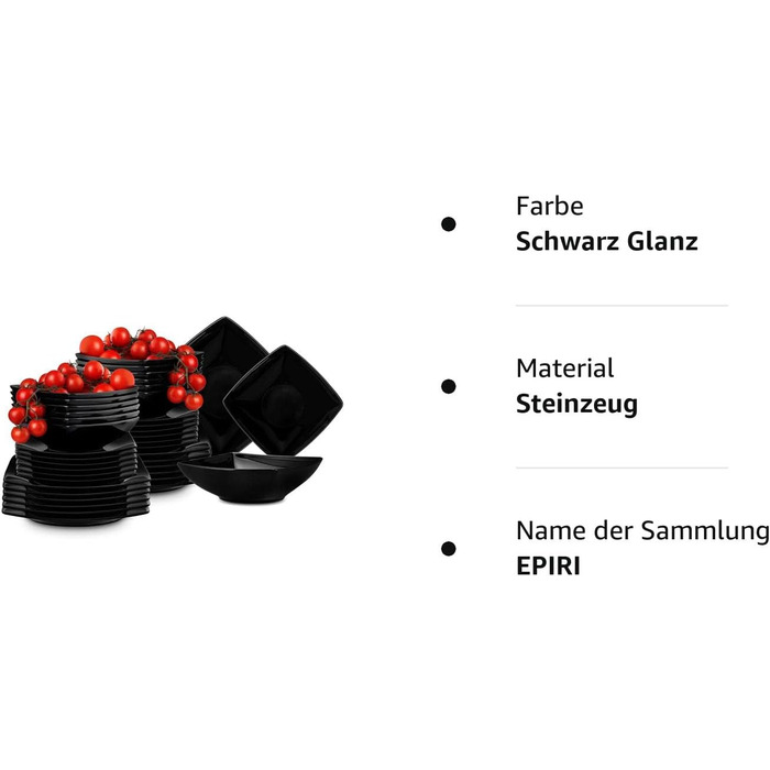 Набор посуды на 12 персон, 36 тарелок Konsimo