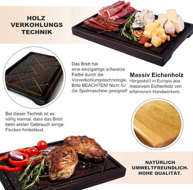 Сервировочная доска для стейков 35 x 25 см TESLYAR