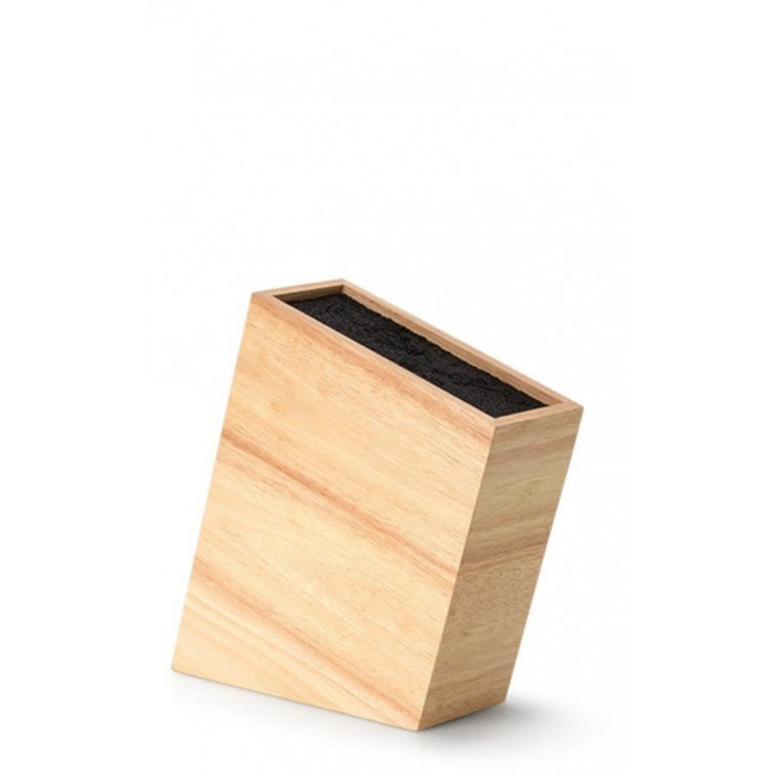 Підставка для ножів з каучукового дерева 22 x 9 x 22 см Continenta