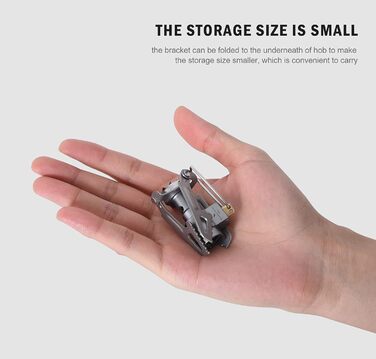 Сверхлегкая складная мини-плита с горелкой для приготовления пищи Boundless Voyage