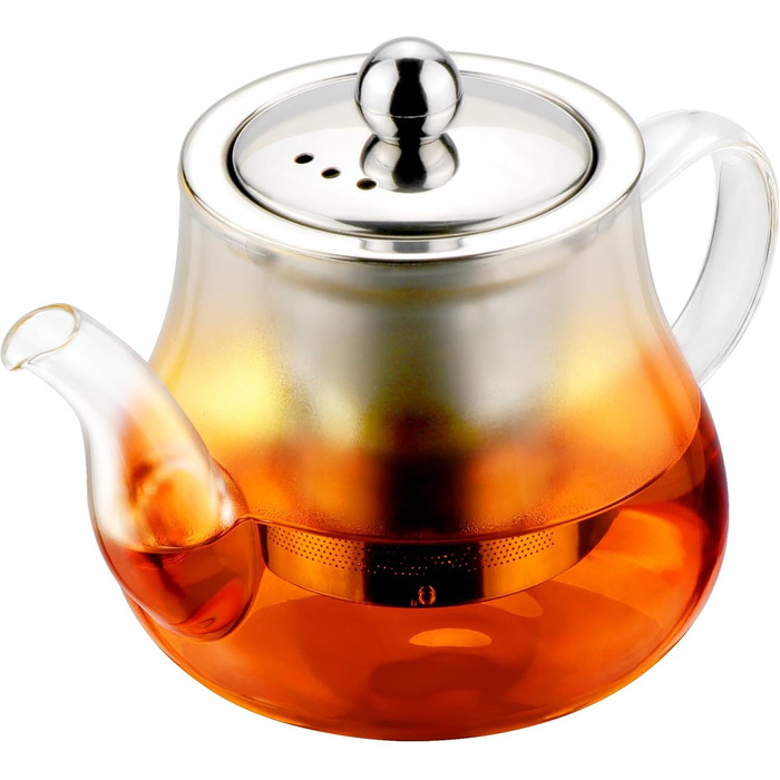 Чайник заварочный 450 мл со съемным ситечком Honneeo
