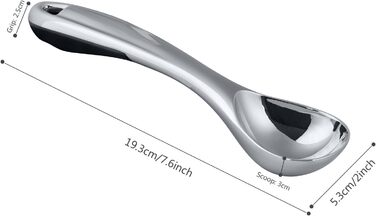 Ложка для морозива 19 см Love-KANKEI