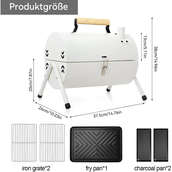 Портативний гриль для барбекю DOKKOME