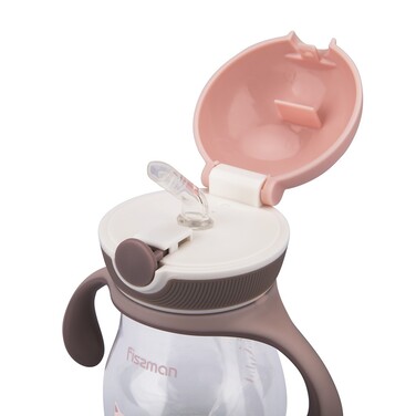 Бутылка для воды Fissman 260 мл с трубочкой (6905)