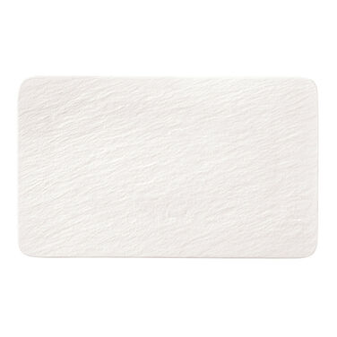 Тарілка 28 х 17 см White Manufacture Rock Blanc Villeroy & Boch