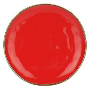 Тарелка для салата Rose&Tulpani Milano CONCERTO CORALLO, керамогранит, коралл, диам. 20 см