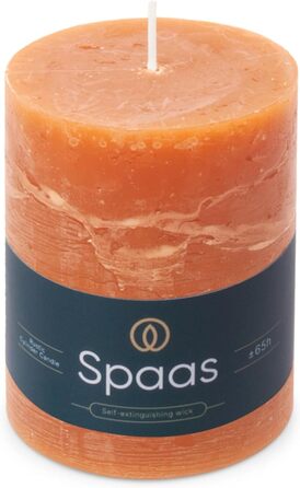 Свічка для вашого дому, помаранчева paas Rustic Pillar