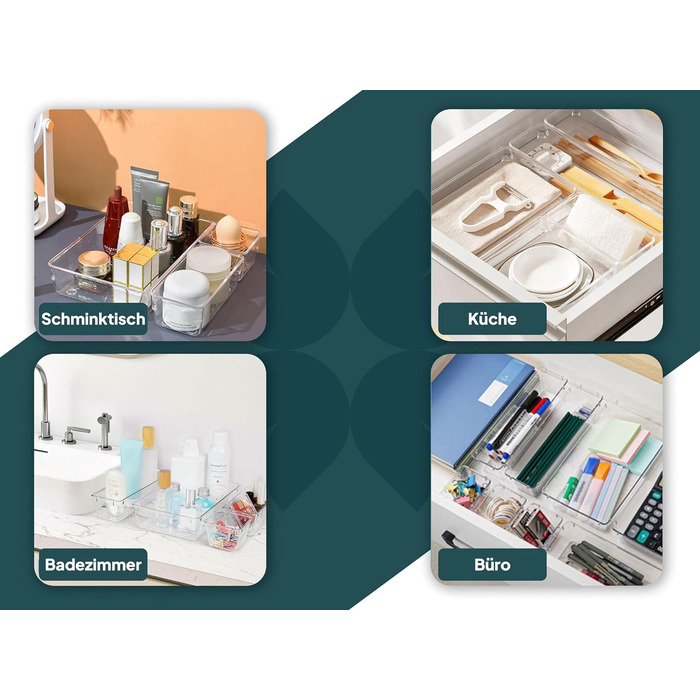 Набір органайзерів для скриньок 15 шт. uandu