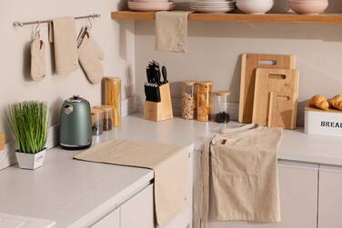 Ранер Ardesto Oliver, 40х140см, 100% хлопок, бежевый