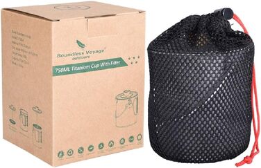 Френч-прес для кемпінгу 750 мл. iBasingo