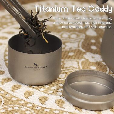 Портативний міні-жерстяний контейнер для зберігання кавового порошку 35 мл. iBasingo