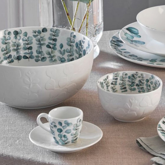 Миска для салата La Porcellana Bianca SEMPREVERDE, фарфор, диам. 23 см