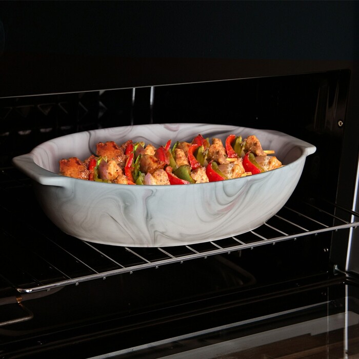 Форма для запікання овальна Fissman VALENCIA 26x17х6см / 1,2 л (6183)