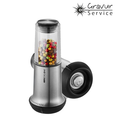 Млин для солі та спецій, 15 см сріблястий X-Plosion Gefu
