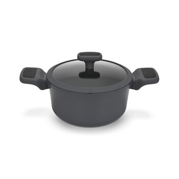 Кастрюля со стеклянной крышкой 20 см 2,7л TITANIUM PRO Fissman