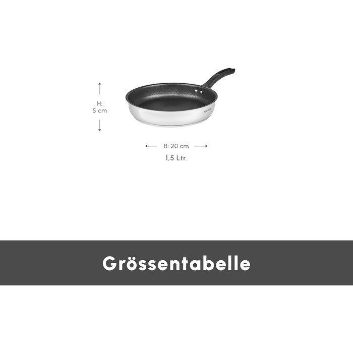 Сковорода 20 см 1,5 л KARACA