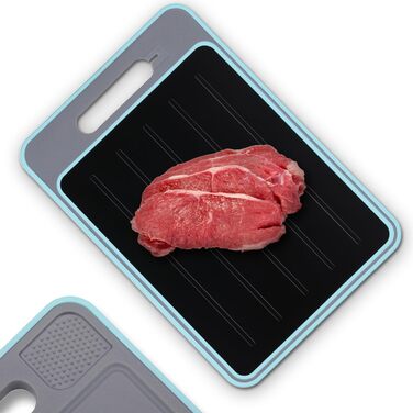 Дошка для розморожування та нарізання 36,5 x 25 см, синій NK