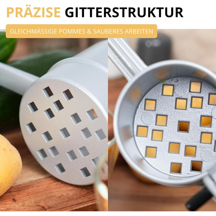 Прес для картоплі фрі, 41 см сріблястий Westmark