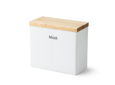 Ємність для зберігання мюслі з деревяною кришкою 20 x 10 см Continenta