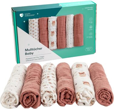 Набір із 6 рушників для дітей 30 х 30 см KOALA BABYCARE