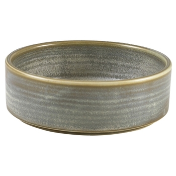 Миска плоская круглая 13 см, 335 мл, Terra Porcelain Matt Grey, GenWare